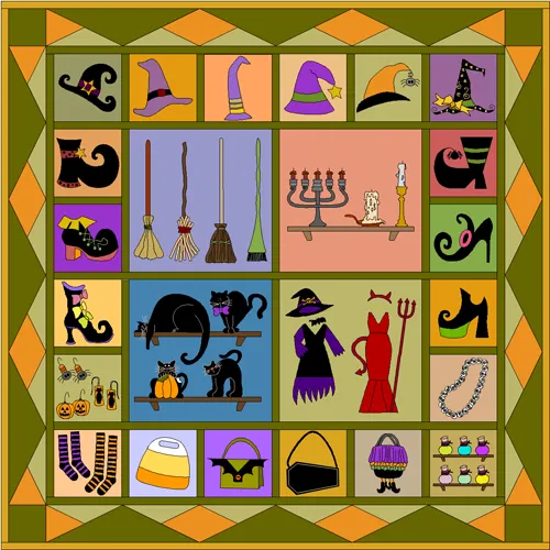 Witch Quilt 1