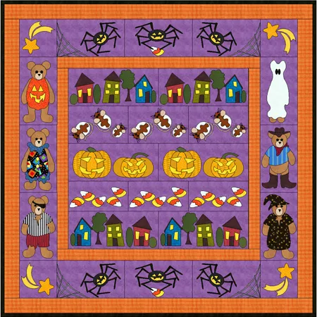 Halloween Row by Row Quilt