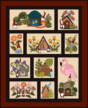 Gnome Grown quilt