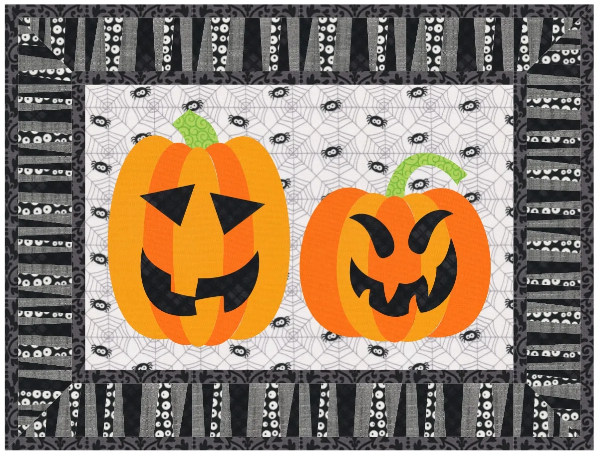 Halloween Row by Row Quilt 1